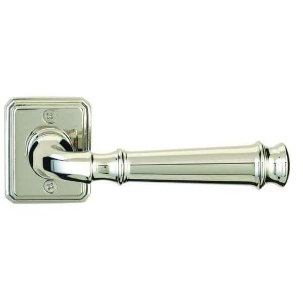 LVR Rectangular Rose Pass 2-3/4" BS Full Lip 1-3/4" Doors BR CH 904