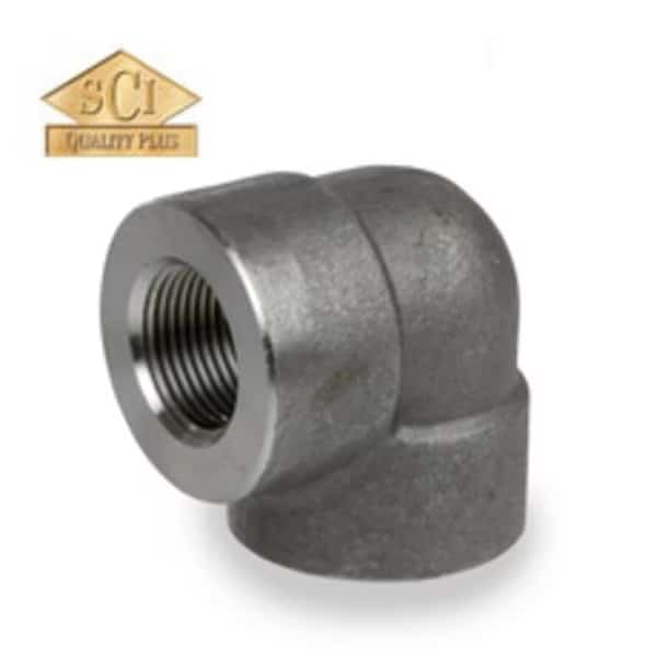Thrd 90 Elbow, Forged, 3000, 1-1/4"