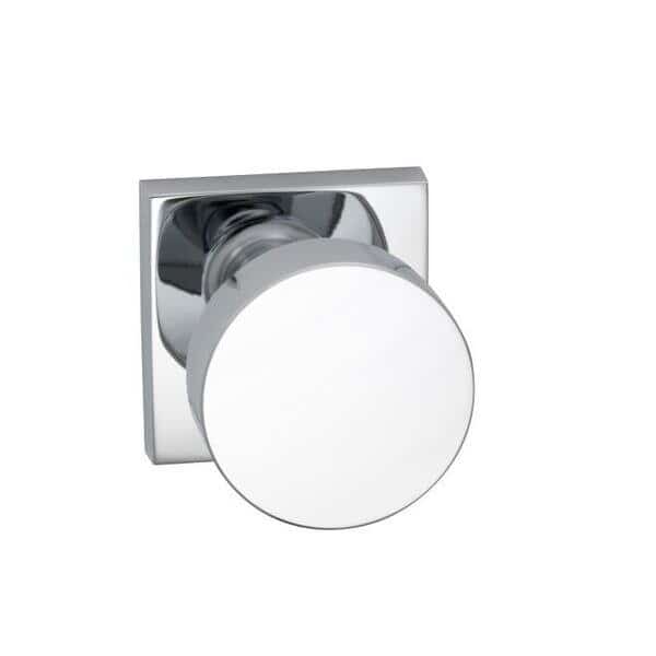 Single Dummy Knob Bright Chrome 935 with Square Rose