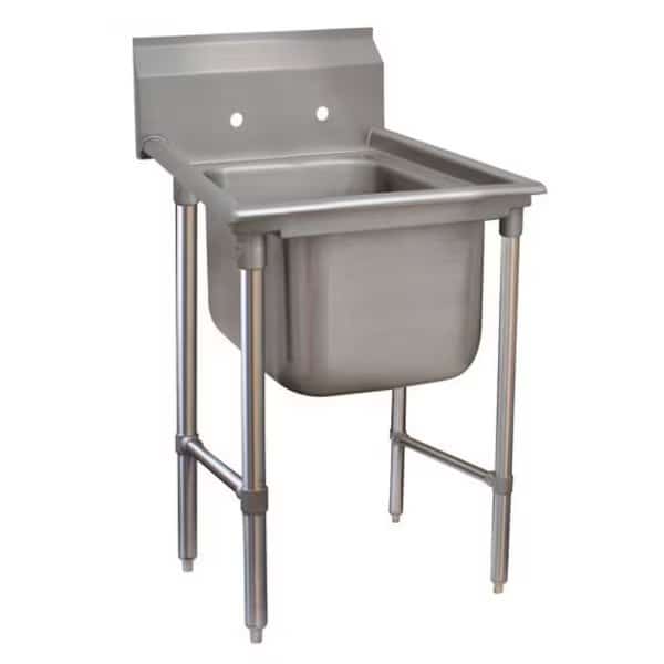 Sink, One Compartment, 24 Front-To-Back