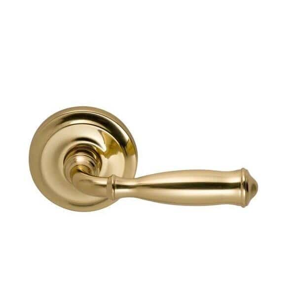 LVR 2-5/8" Rose Priv 2-3/8" BS Full Lip 1-3/4" Doors Bright Brass 944