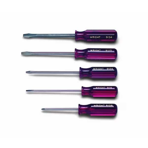 Phillips and Slotted ScrewDr 5 Pc Set