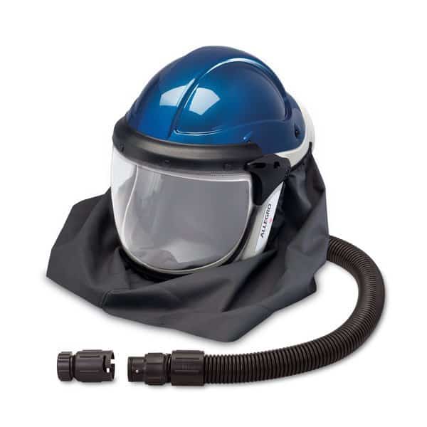 Deluxe Supplied Air Shield/Helmet w/Air, ALLEGRO INDUSTRIES, Mfr# 9904-HC