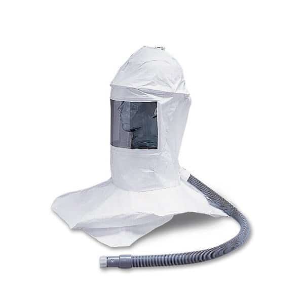 Deluxe Double Bib Hard Hat Hood w/Ratchet Suspension and Air Temperature Controller