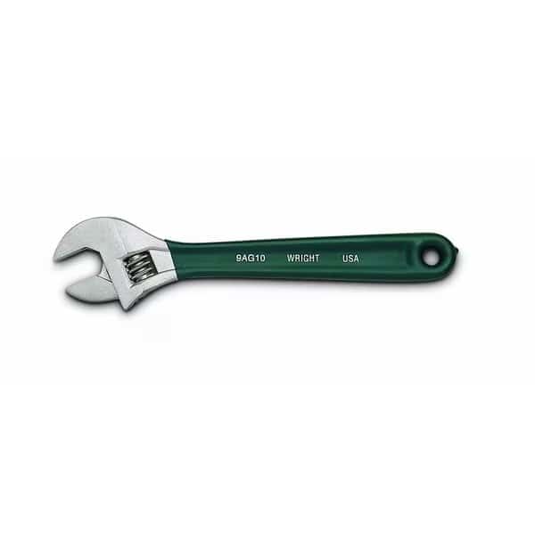 Adjustable Wrench Cushion Grip 1/2" Max, Wright Tool, Mfr#: 9AG04