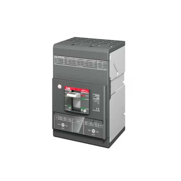 Molded Case Circuit Breaker, XT4L Series, 200A, 3 Pole, 600V AC, 200kA