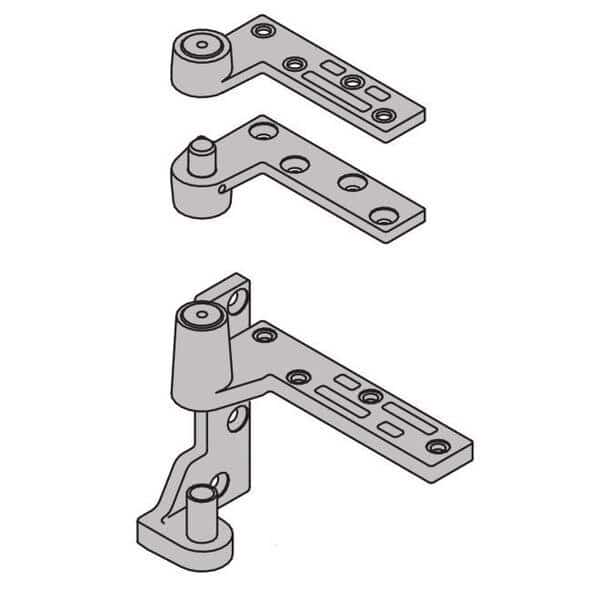Satin Bronze Pivot 7215SET10RH