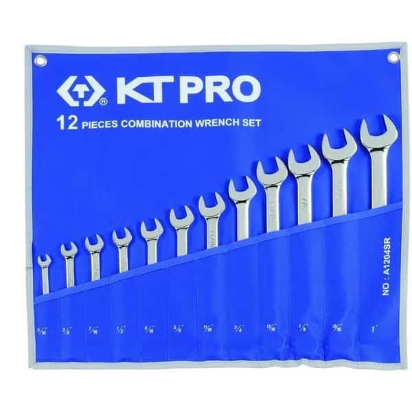 Combination Wrench Set, SAE 12 Piece