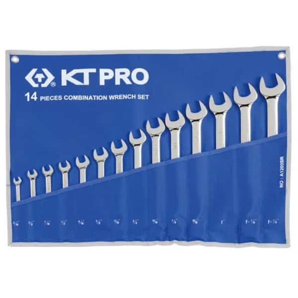 Combination Wrench Set, SAE 14 Piece