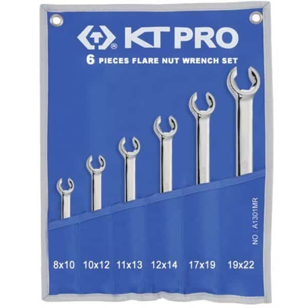 Flare Nut Wrench Set, Metric, 6 Piece