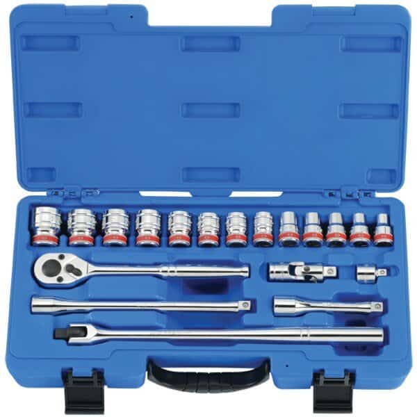 1/2" Drive SAE, 19-pcs
