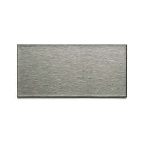 Metal Backsplash 3X6 Long Grain Bru, PK 8