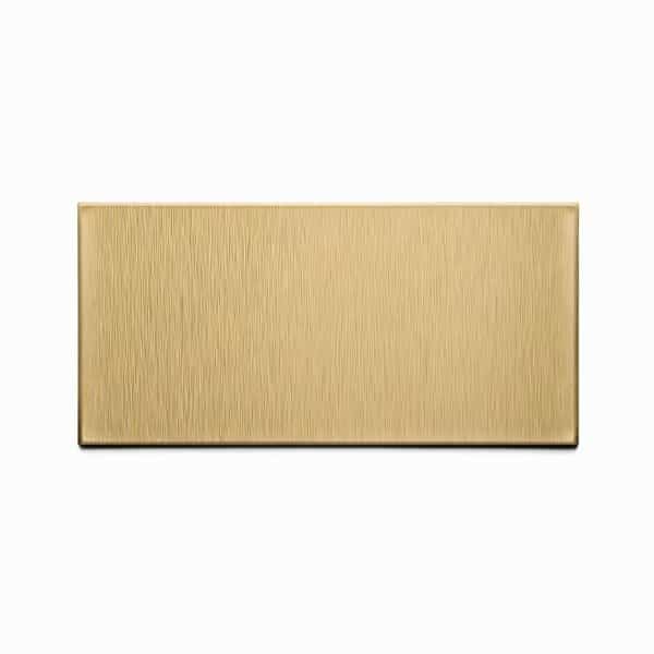 Metal Backsplash 3X6 Short Grain Br, PK 8, ASPECT, Mfr# A5351