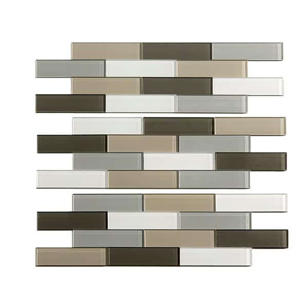 Aspect Matted Glass 4X12 Rustic Cla, PK 3