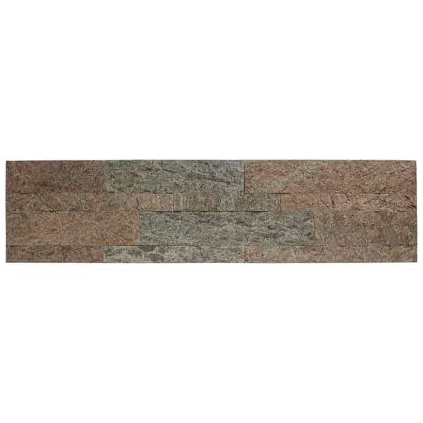 Peel and Stick Stone Backsplash, 6X24 Tr