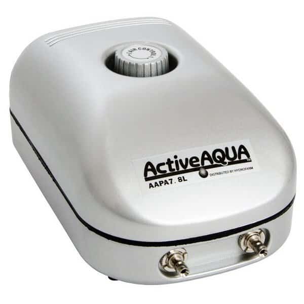 Air Pump, 2 Outlets, 3W, 7.8, Active Aqua, Mfr#: AAPA7.8L