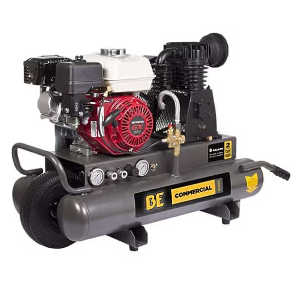 Wheeled Air Compressor, 196cc Engine