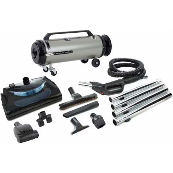Professional Full-Size Canister Vacuum, Electric Power Nozzle, 2-Speed