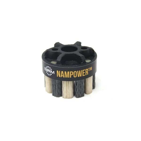 NAMPOWER ADT5018180 Abrasive Disc Brush, Turbine Style, 50mm Diameter, 18mm Trim, 180 Grit