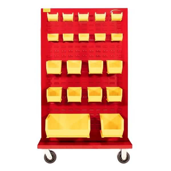 A-Frame Cart, 36"W, w/2 Louver Panels, Re