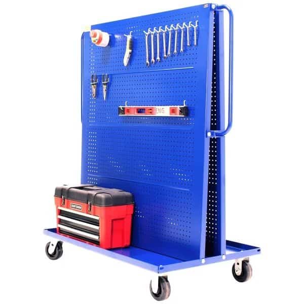 A-Frame Cart, 48"W, w/2 Round-Peg Pegboar