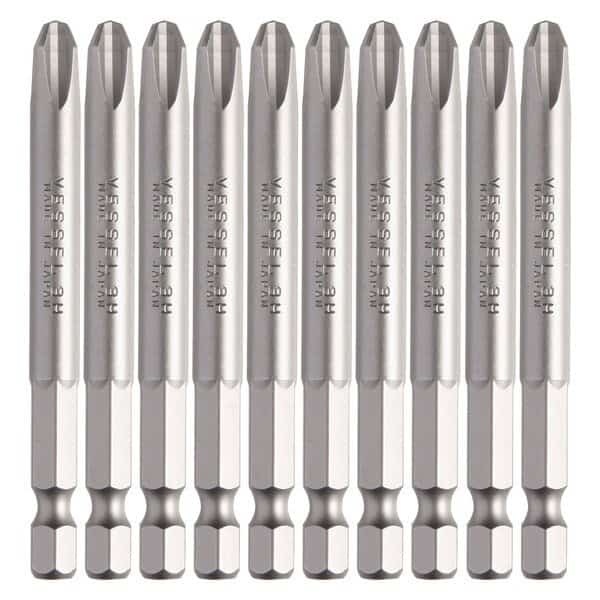 Power Bit 1/4" Hex B, +3x75H, PK10