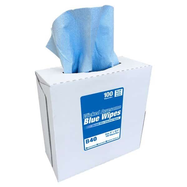 Wicked Awesome Blue Wipes, Double R, PK9