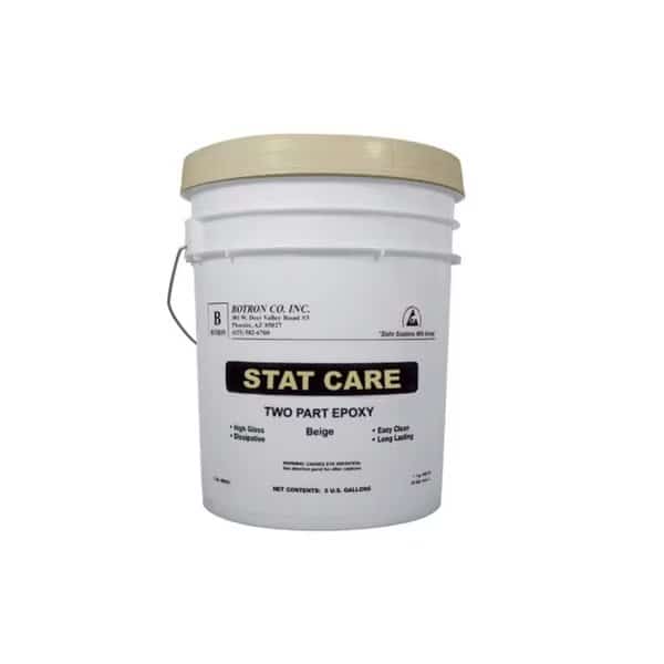 1 gal. ESD Floor Paint Med Gray, PK4, Slip Resistance Finish, Gray, Water Base