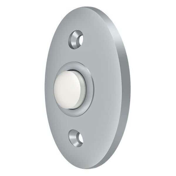 Bell Button, Standard Satin Chrome