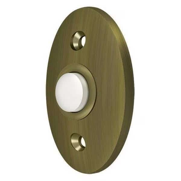 Bell Button, Standard Antique Brass