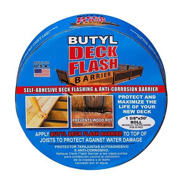 Butyl Deck Flash Barrier, 1-5/8"X50'