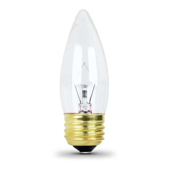 Light bulb, LED, Dec Chndlr, Med B, PK48