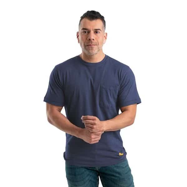 T Shirt, 60% Cotton / 40% polyester Jersey, Space Blue, 3XLT