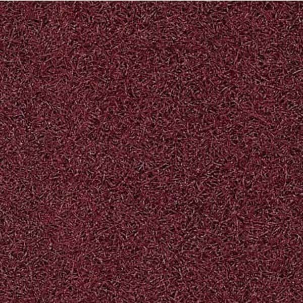 Brush Hog Mat, Burgundy 4' x 6', Smooth Backing