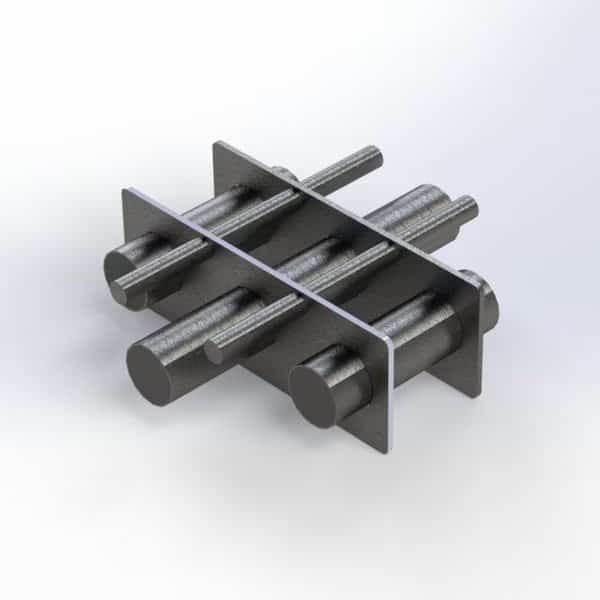 Ceramic Magnetic Separation Grate 6"dia