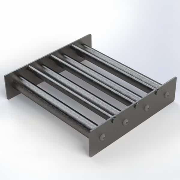 Ceramic Magnetic Separation Grate 8"W