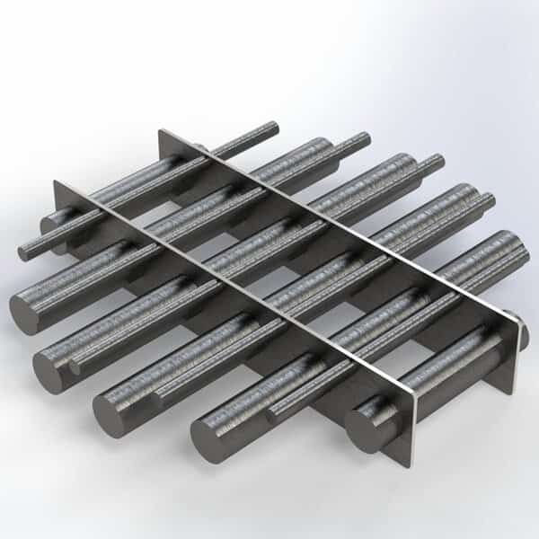 Ceramic Magnetic Separation Grate 12" D