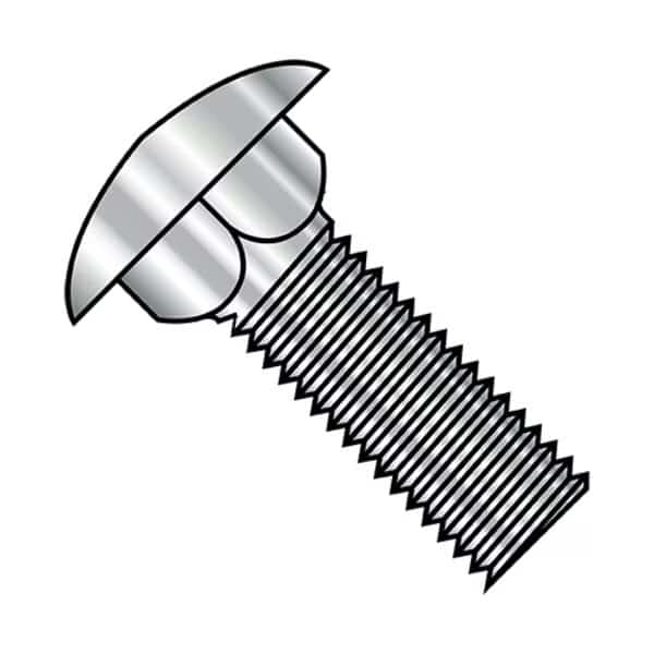 3/8-16X2 1/4 BOLT CARRIAGE 18-8 STAINLESS STEEL, EnjoyTool Select, Mfr#: 3736C188