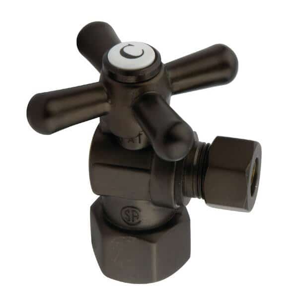 CC43105X Quarter Turn Valves (1/2" FIP X 3/8" O.D. Compression)