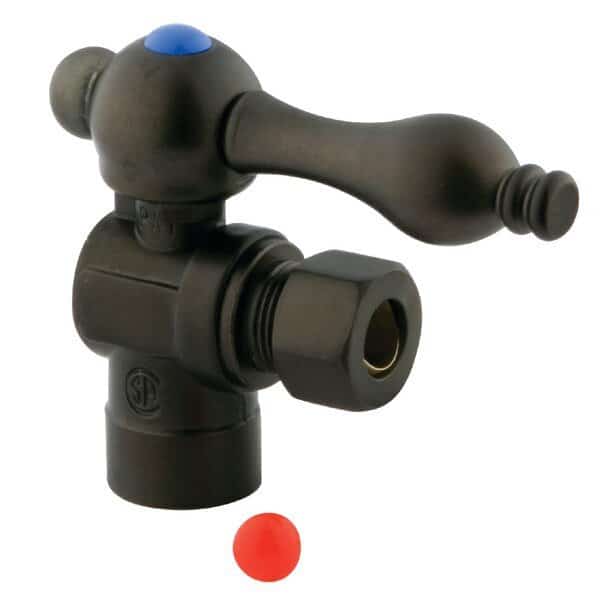 CC43205 1/2" Sweat 3/8" OD Angle Stop Lever Handle