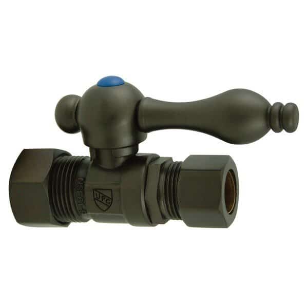 CC44455 5/8" OD Comp X 1/2" OD Comp Straight Shut-Off Valve