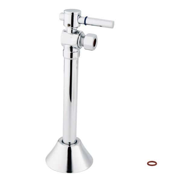 CC83201DL 1/2" Sweat 3/8" OD Comp Angle Shut Off Valve w/5 Extension