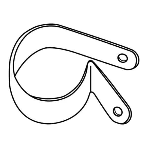 1/8X.140X.329 STANDARD CABLE CLAMPS NYLON, EnjoyTool select, Mfr# 125140CCN06