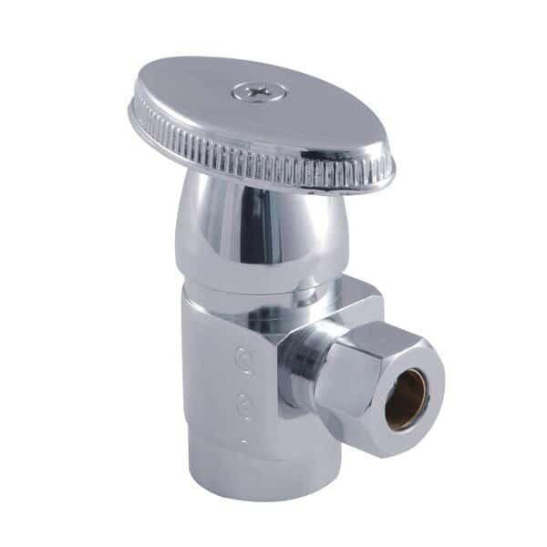 CD43301VA 1/2"IPSx3/8"O.D. Anti-Seize Deluxe Quarter Turn Ceramic Hardisc Cartridge Angle Stop