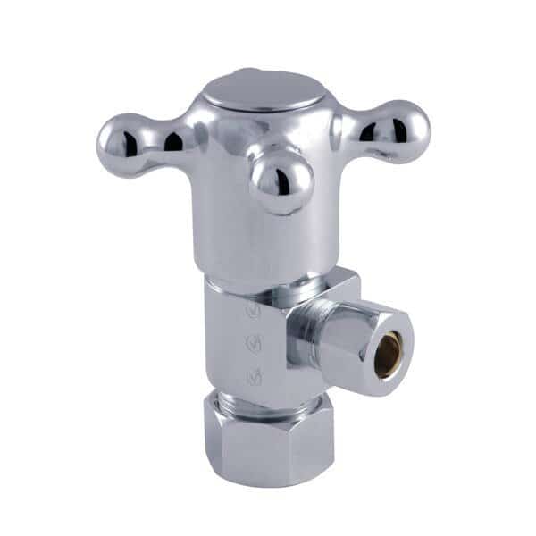 CD53301BX 5/8"O.Dx3/8" O.D Anti-Seize Deluxe Quarter Turn Ceramic Hardisc Cartridge Angle Stop