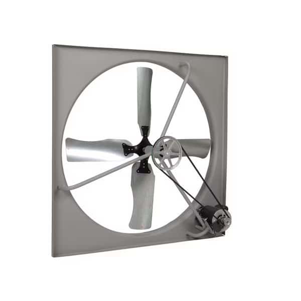 Commercial Exhaust Fan, 48", Belt-Drive, 230/460V, 1HP, 3-Ph, Gray, Tpi Industrial, Mfr#: CE-48B-3