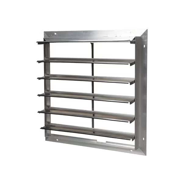 Commercial Exhaust Shutter,Air-Open/Grav, Mfr#: CES-24, TPI INDUSTRIAL