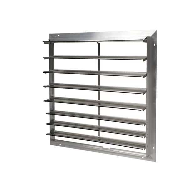 Commercial Exhaust Shutter, Air-Open/Gravity-Close, For 30" CE Fan