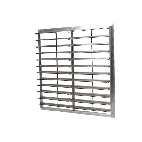 Commercial Exhaust Shutter, Air-Open/Gravity-Close, For 48" CE Fan
