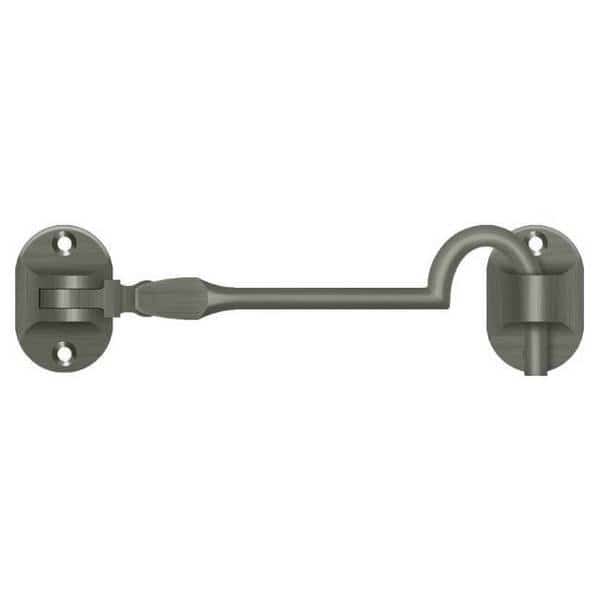 Cabin Hooks, British Style, 4" Antique Nickel, Deltana, Mfr#: CHB4U15A